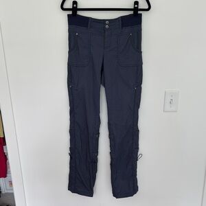 Athleta Blue Cargo Pants - Size 2